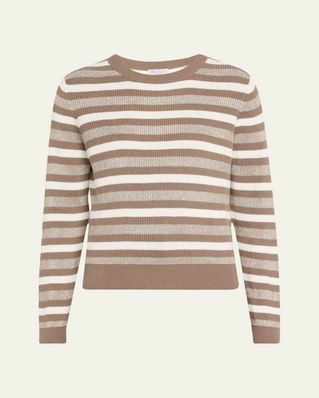 Winter Marina Cotton Stripe Long Sleeve Sweat